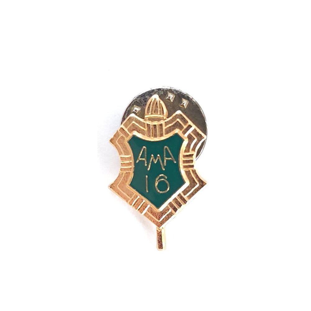 Vintage AMA 16 Year Member Pin American Motorcycle Association